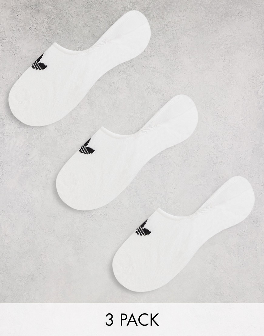 фото Набор из 3 пар белых носков adidas originals-черный