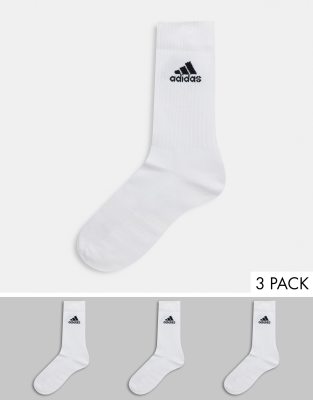 Носки и гольфы Набор из 3 пар белых носков adidas Training-Белый