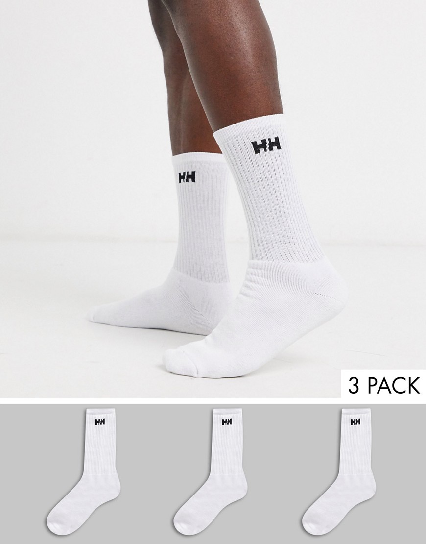 фото Набор из 3 пар белых носков с логотипом helly hansen-белый