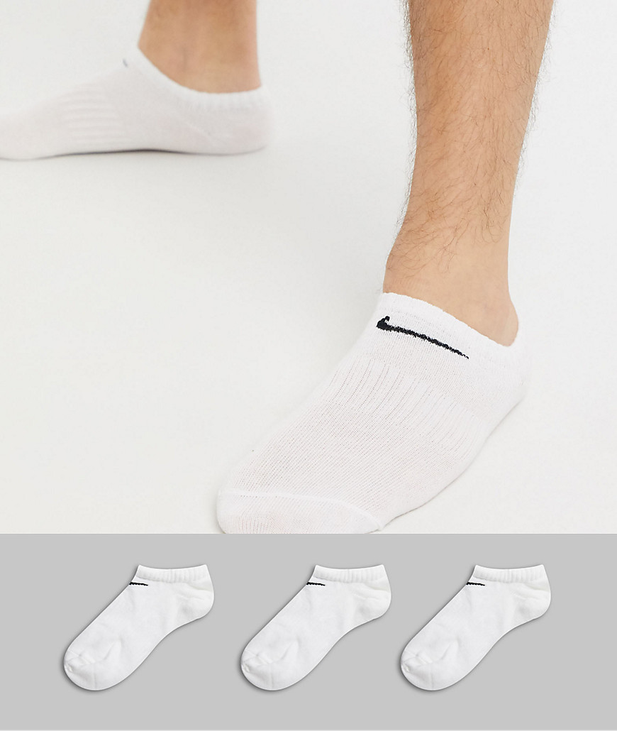 фото Набор из 3 пар белых спортивных носков nike training-белый