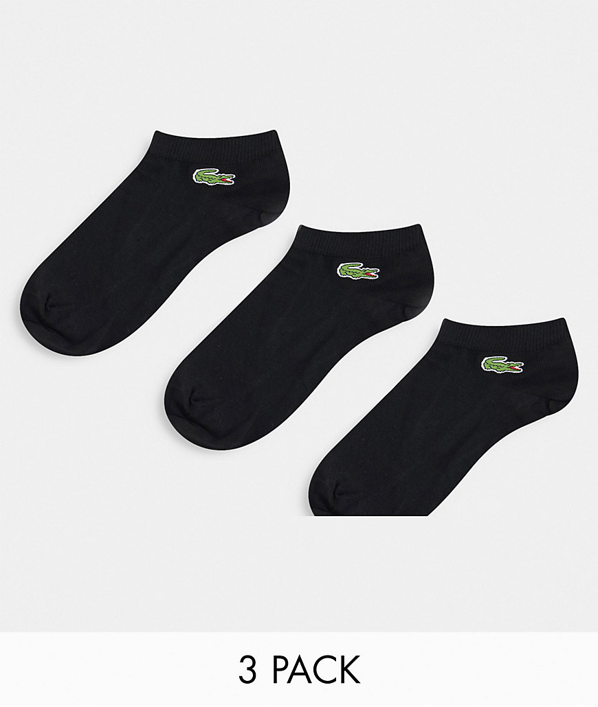Набор из 3 пар черных спортивных носков -Черный Lacoste 104936673