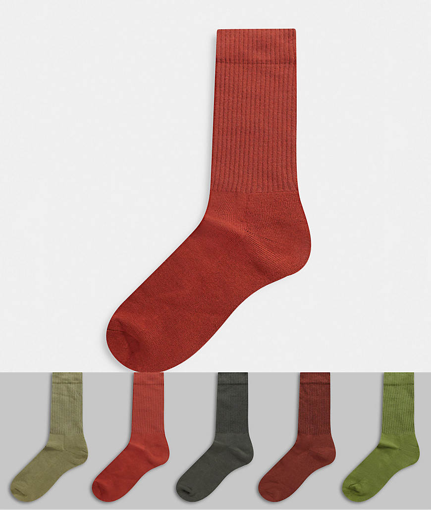 фото Набор из 5 пар носков asos design-мульти