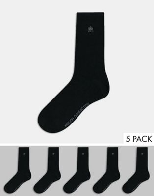 фото Набор из 5 пар носков french connection-черный цвет