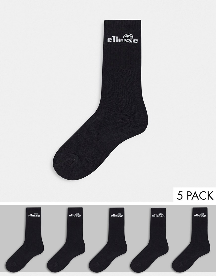 фото Набор из 5 пар носков серого цвета ellesse-серый