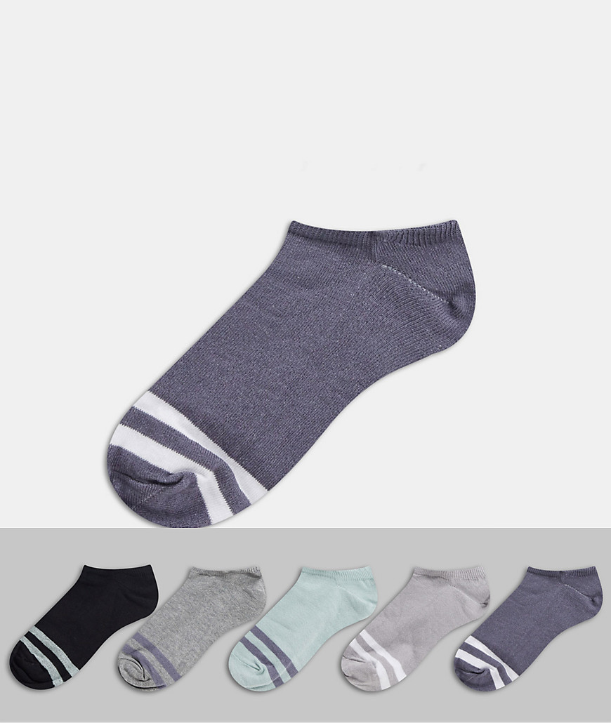 фото Набор из 5 пар спортивных носков asos design-многоцветный