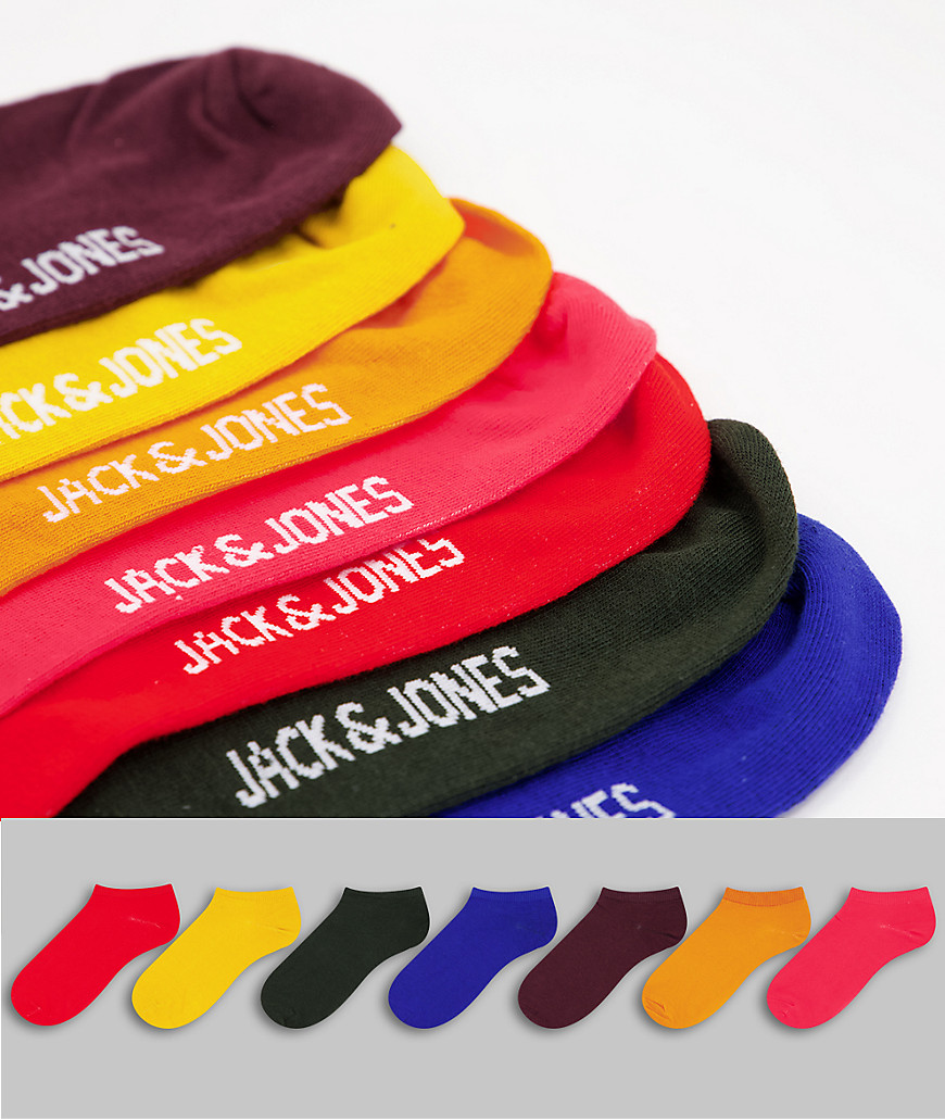 фото Набор из 7 пар спортивных носков разных цветов jack & jones-multi
