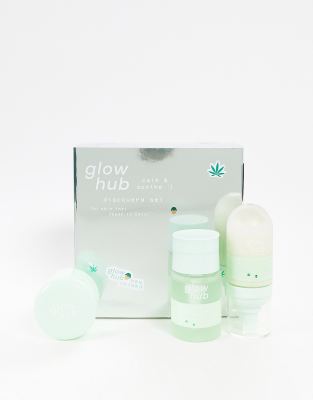 фото Набор миниатюр успокаивающих и смягчающих средств glow hub calm & soothe-бесцветный