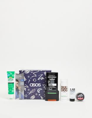 фото Набор мужской косметики asos box for the boys – скидка -74%-бесцветный beauty extras