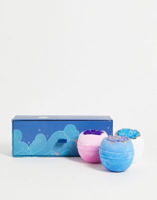 фото Набор шипучек для ванны miss patisserie – geode discovery-бесцветный