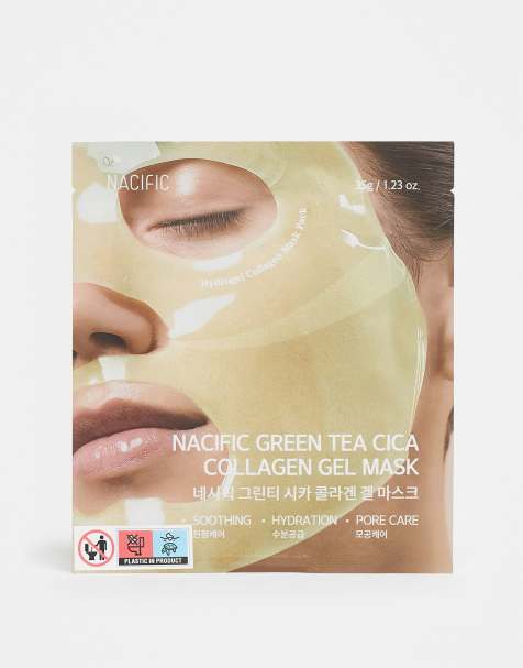 NACIFIC – Green Tea Cica Collagen Gel Mask – Kollagen-Gelmaske mit grünem Tee - view 1