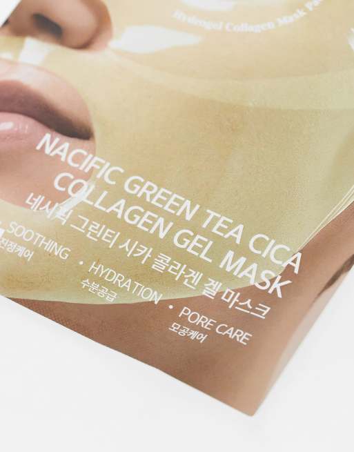 NACIFIC Green Tea Cica Collagen Gel Mask, 3 of 4