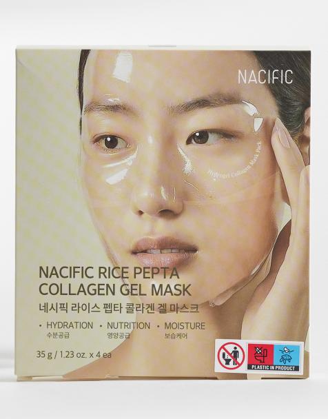 Nacific – Rice Pepta – Żelowa maseczka z kolagenem x 4 - view 1