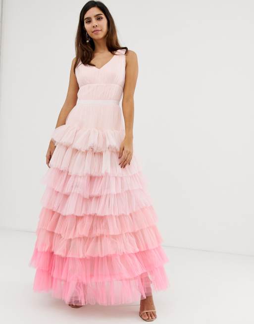 Naf Naf Princess Robe Avec Superpositions En Tulle Effet Dégradé