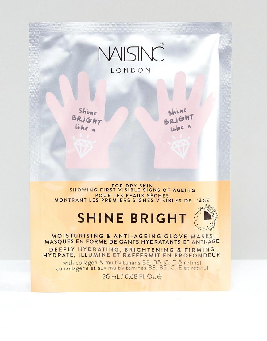 Nails Inc Shine Bright Hand Mask-No color