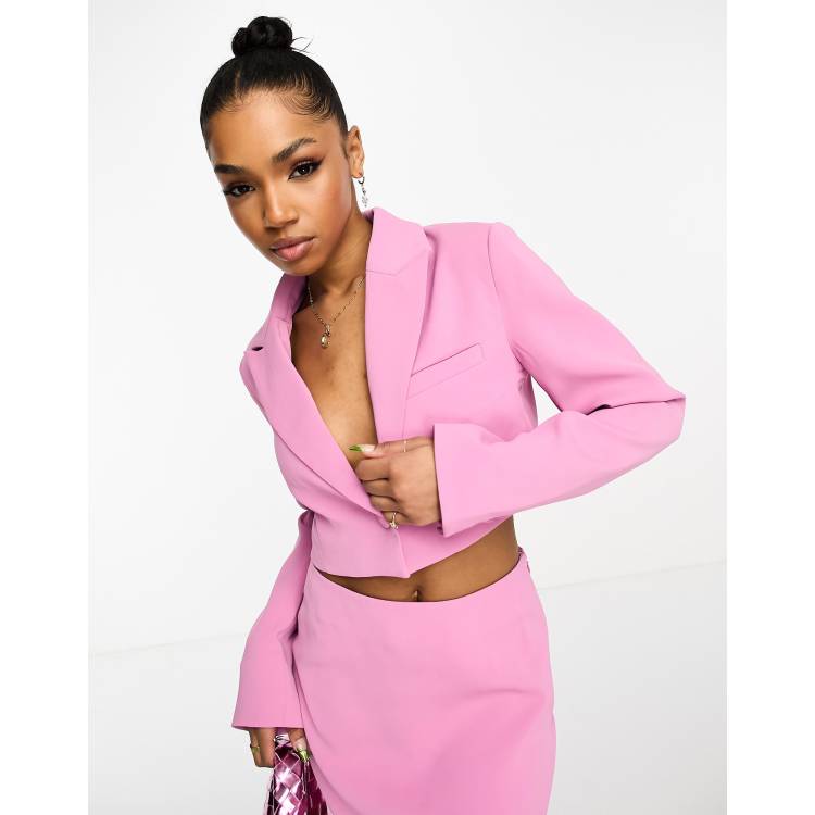 Nude deals cropped blazer