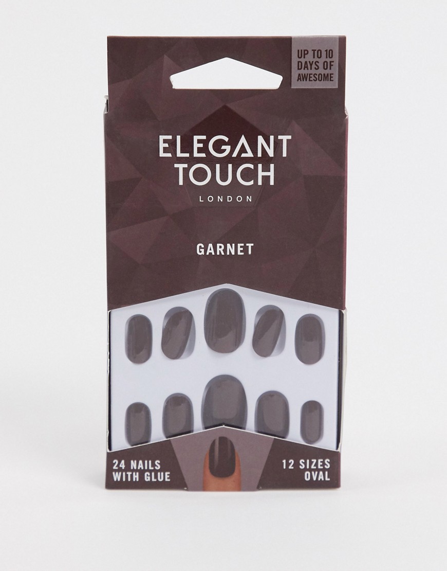 фото Накладные ногти elegant touch garnet-бесцветный