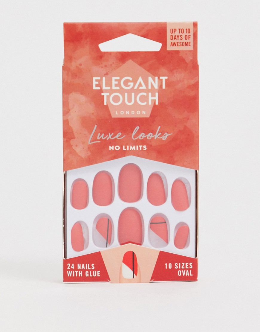 фото Накладные ногти elegant touch - luxe (no limits)-красный