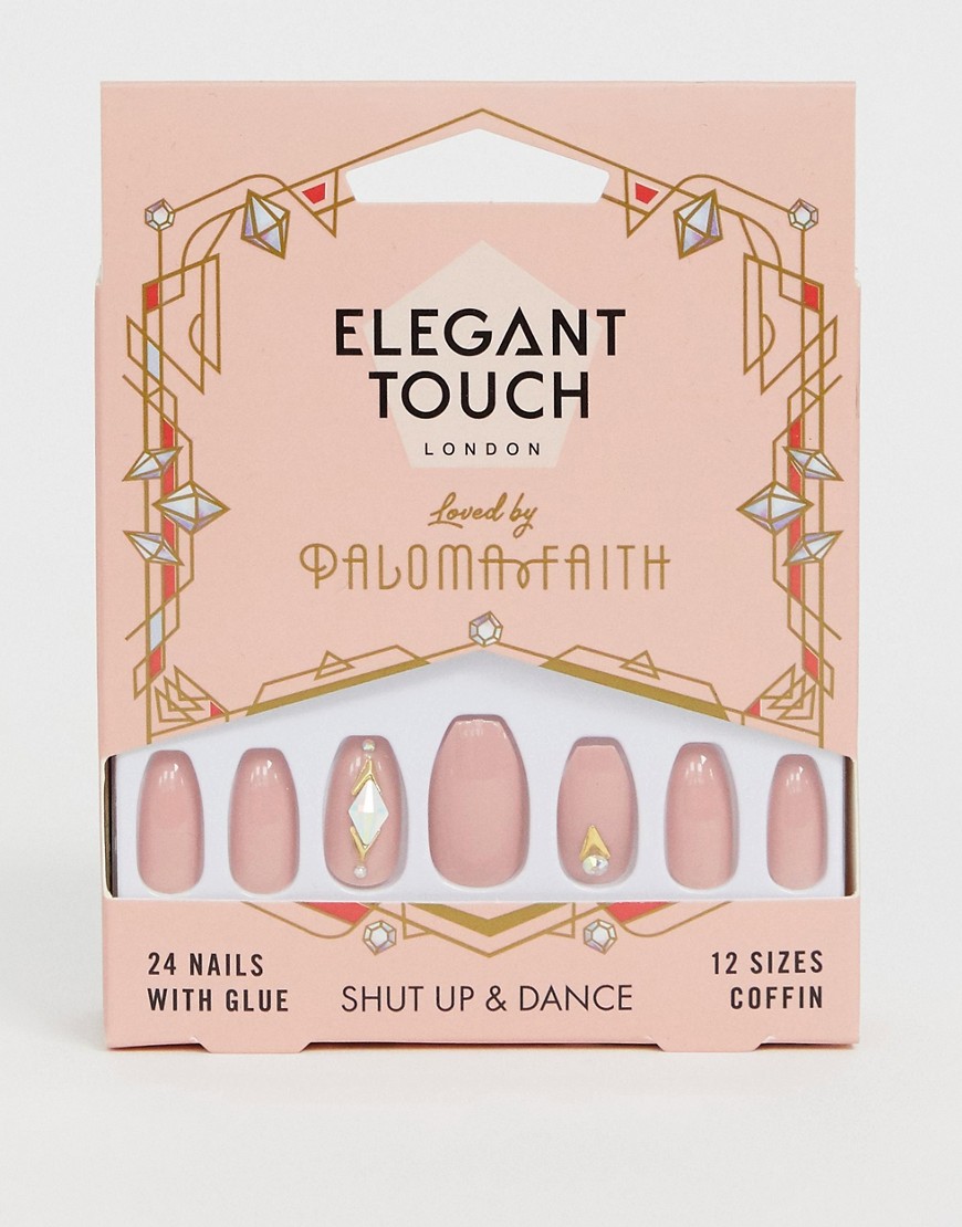 фото Накладные ногти elegant touch x paloma faith - shut up and dance-розовый
