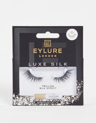 фото Накладные ресницы длиной на 3/4 века eylure – luxe silk accent (trillion)-черный цвет