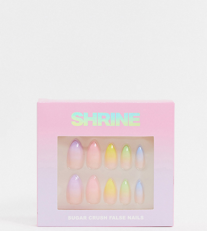 фото Накладные ногти shrine x asos exclusive - sugar crush-многоцветный