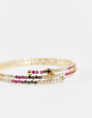 Nali bracelet with coloured crystals