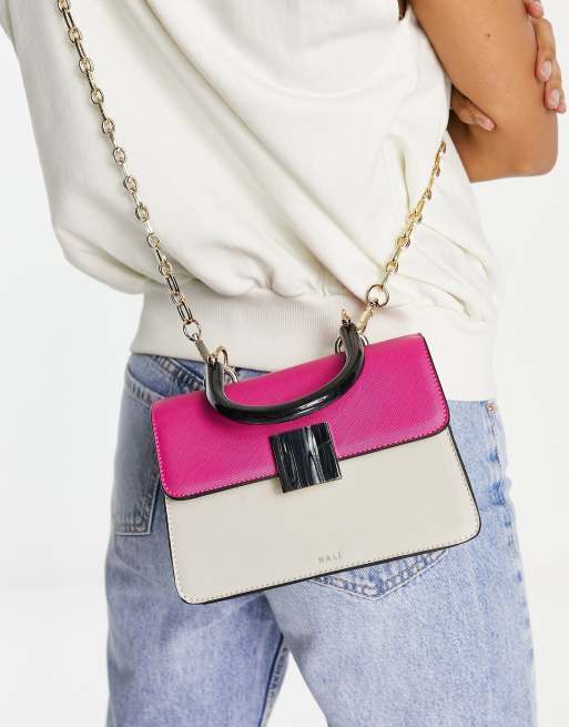 Nali top handle box bag in ivory