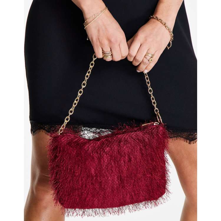 Red clutch bag discount asos