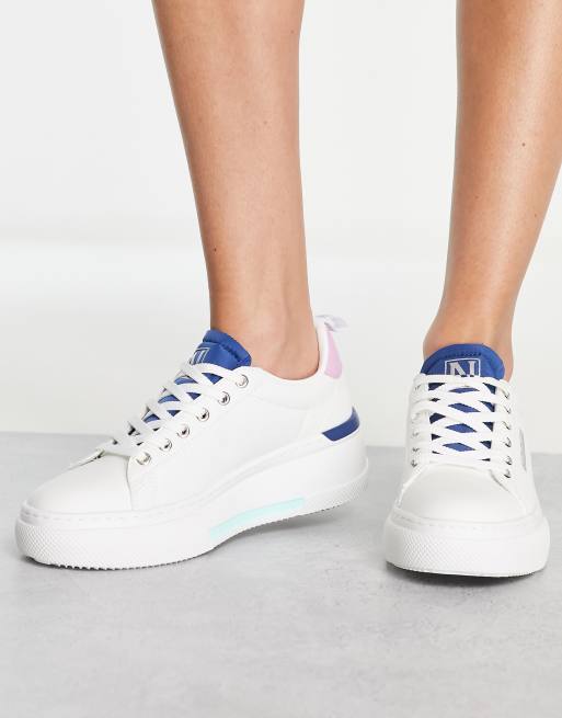 Napapijiri - Sage - Sneakers bianche/rosa