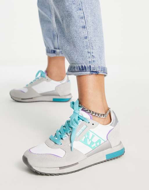 Napapijiri Vicky trainers in bright white 