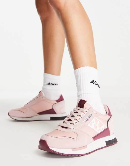 Womens pale best sale pink trainers