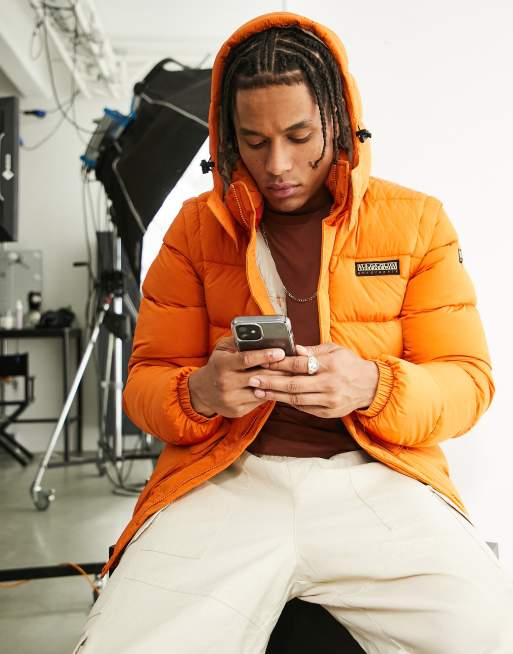 Napapijri – A-Chairlift – Steppjacke in Orange