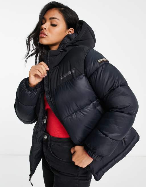 Napapijri a hornelen puffer jacket in black