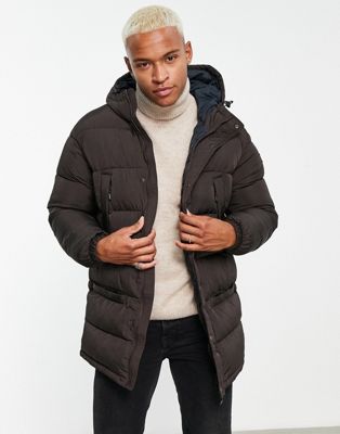 Napapijri A-Keipen puffer jacket in brown - ASOS Price Checker
