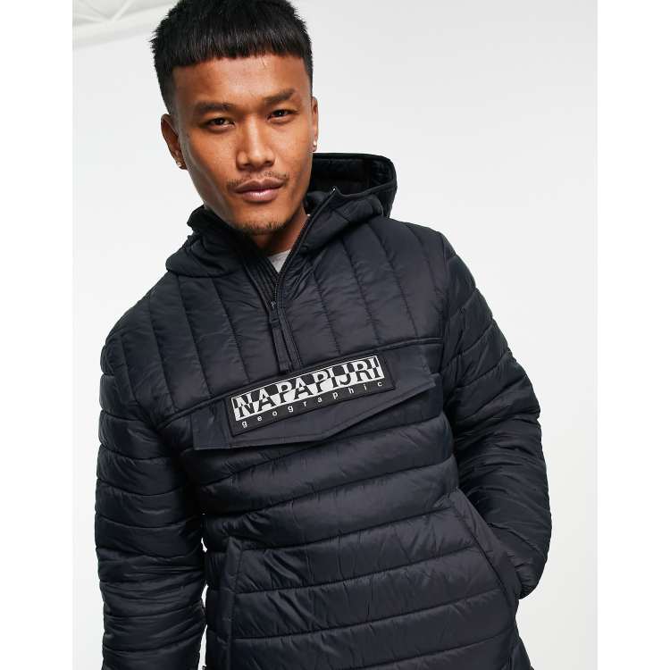 Half zip down on sale jacket