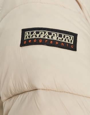 Napapijri A-suomi Puffer Jacket In Neutral