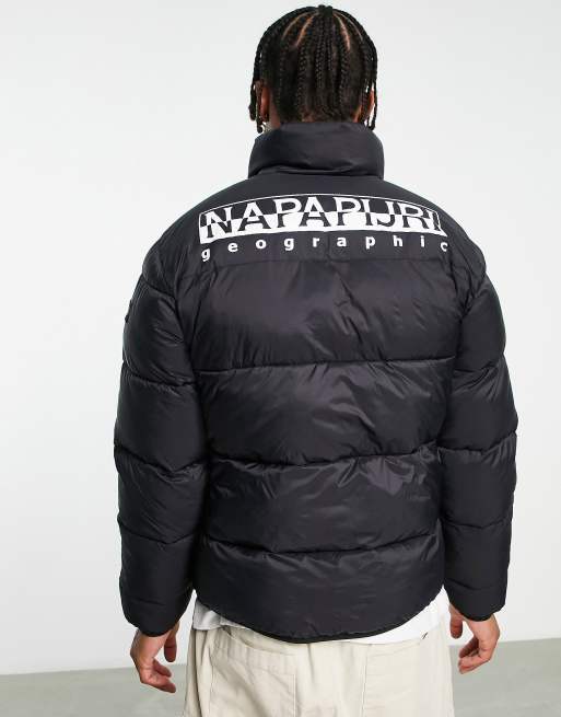 Napapijri – A-Suomi – Steppjacke in Schwarz, 2 von 4