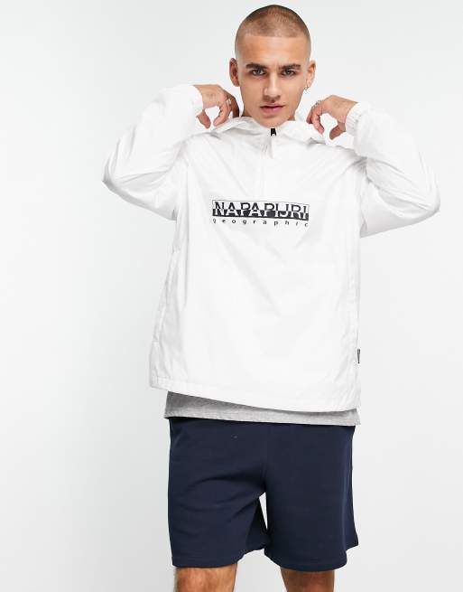 Napapijri clearance windbreaker white