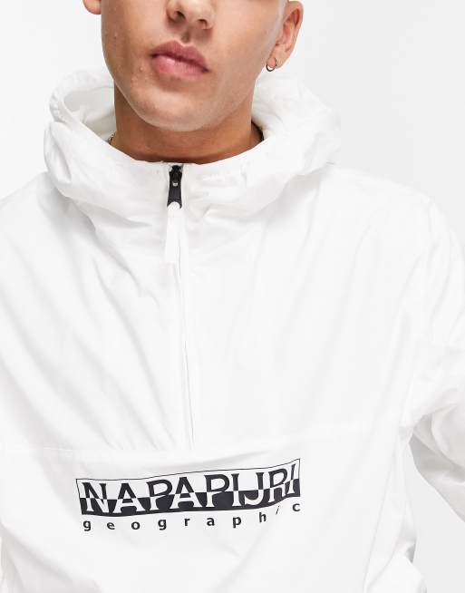 Napapijri a-windbreaker jacket in sand – Exclusive to ASOS, 4 of 4