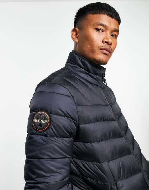 Napapijri aerons padded jacket in black | ASOS