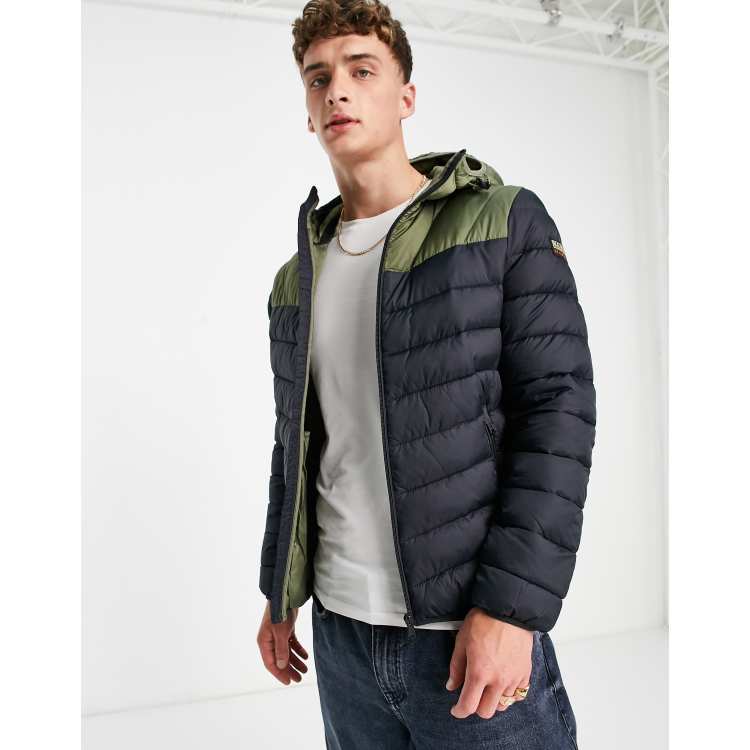 Puffer jacket cheap aerons hood napapijri