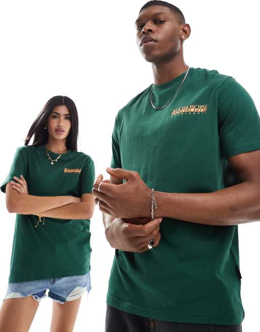 Napapijri - Alikas - T-shirt in donkergroen, 3 van 4