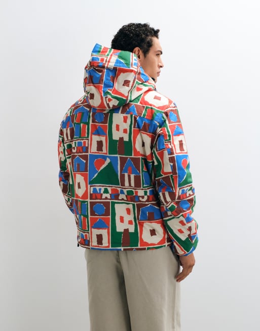 Napapijri anorak con logo en recuadro estampado en multicolor, 5 de 5