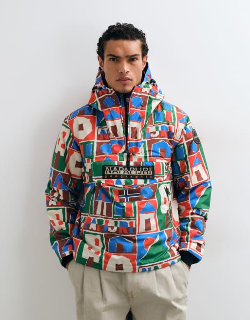 Napapijri Anorak mit Box-Logo-Print in Mehrfarbig, 4 von 5