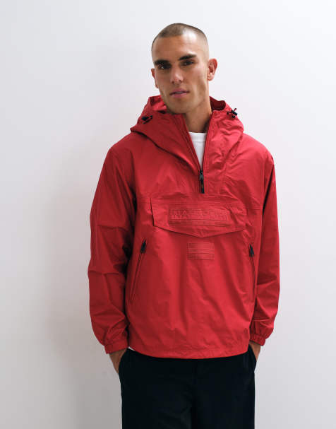Napapijri anorak rosso scuro - view 1