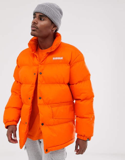 Doudoune napapijri homme orange new arrivals