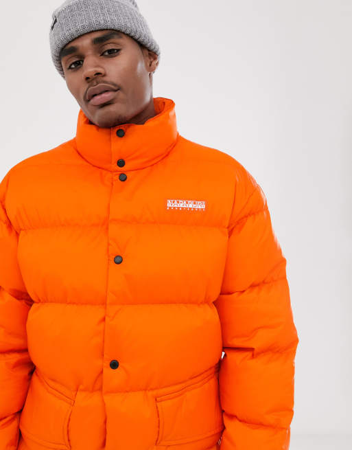 Doudoune napapijri best sale homme orange