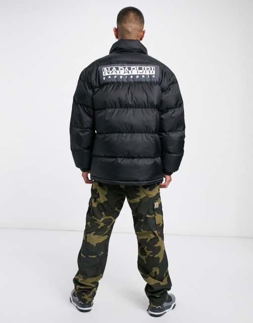 Napapijri ari puffer hot sale jacket in black