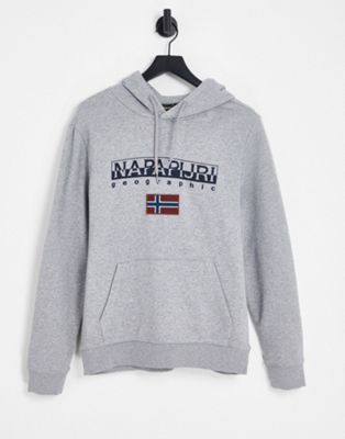 Napapijri Ayas hoodie in light grey