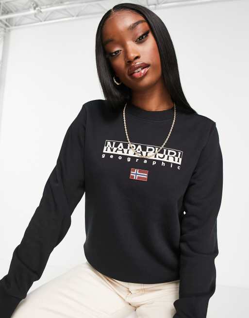 Black napapijri hoodie clearance