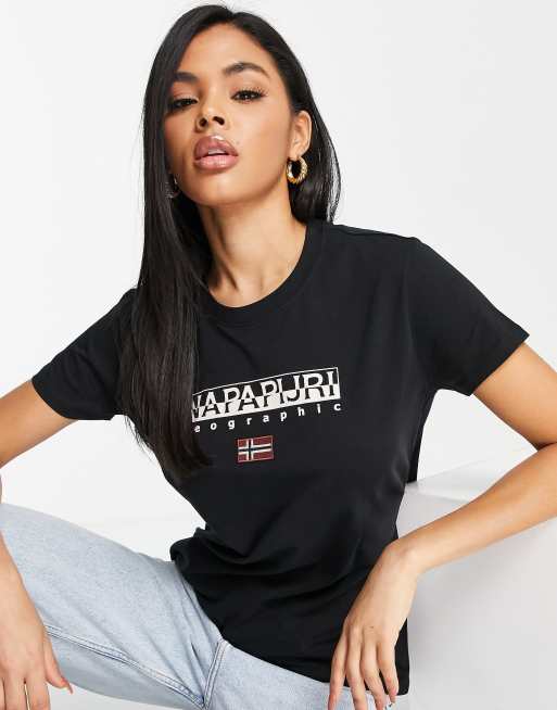 Napapijri - Ayas - T-shirt i sort 